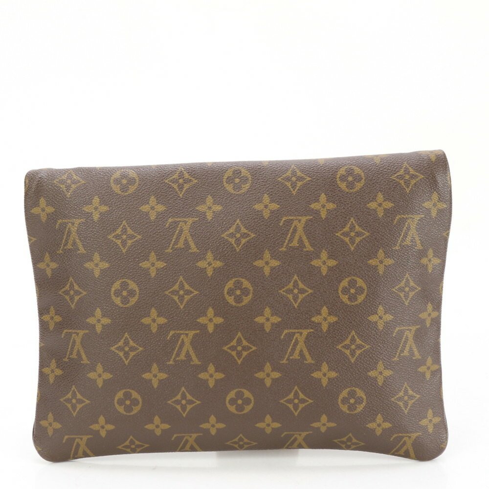 Louis Vuitton Monogram Pochette Priant M51805 Leather Second Bag Clutch Pouch... - Picture 5 of 14